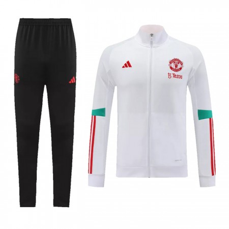 Manchester United Chaqueta De Entrenamiento Trajes 2023-24 Blanca Manchester United Chaqueta De Entrenamiento Trajes 2023-24 Blanca